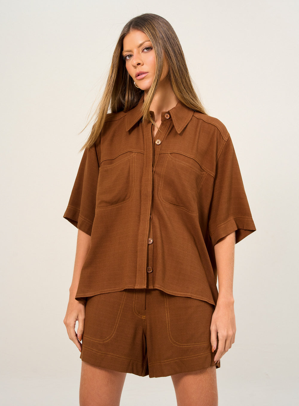 Gizem Shirt Marron