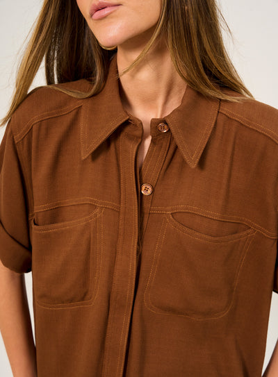 Gizem Shirt Marron