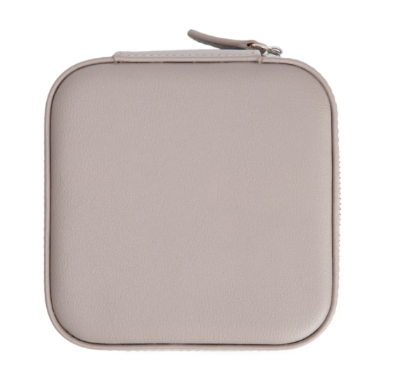 Luna Small Travel Jewelry Case Grey