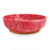 Resin Rio Large Oval Bowl with Base Pink and Orange