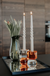 Goretti Candle Holders Amber Clear