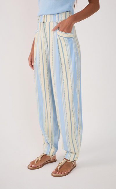 Fina Pant Print Blue