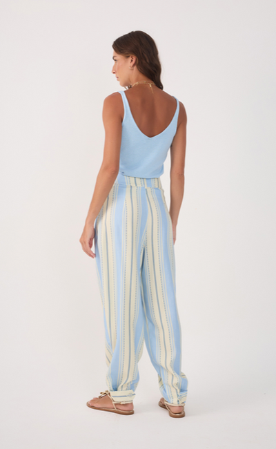 Fina Pant Print Blue