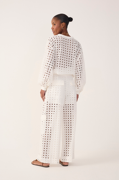 Mirta Pant Off White