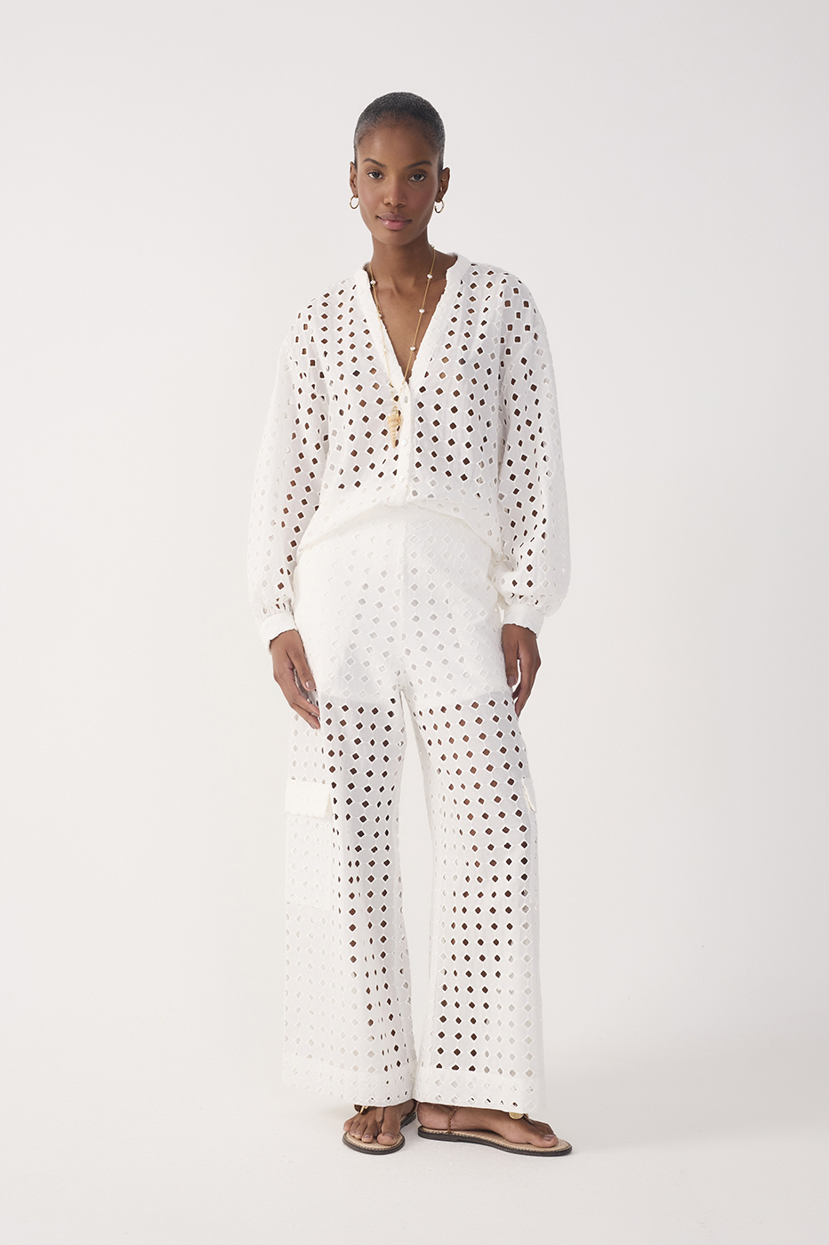 Mirta Pant Off White