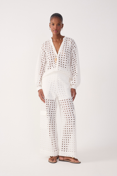 Mirta Pant Off White