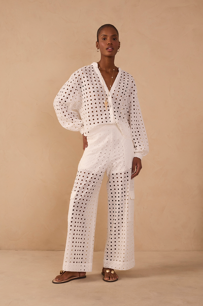 Mirta Pant Off White