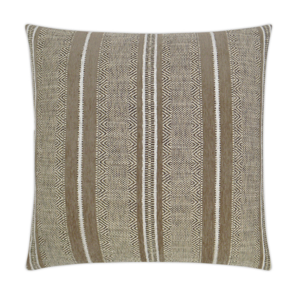 Highland Square Mocha Feather Down Fill 24x24