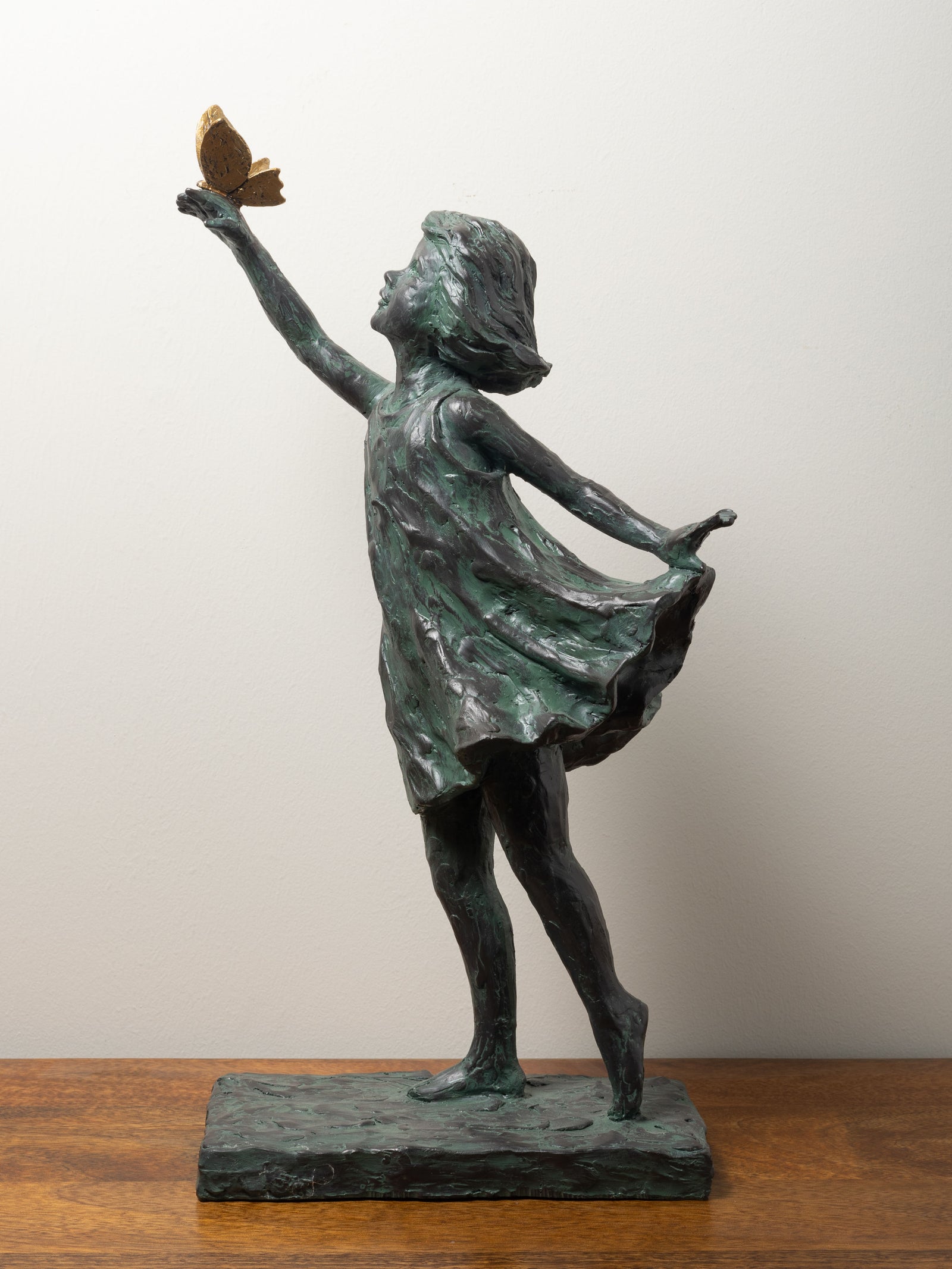 Resin Girl with Butterfly