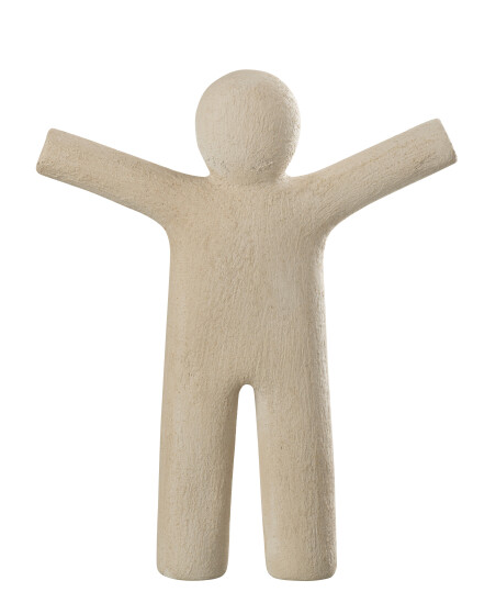 Ptit Mau Rough Fin Pol Bei L 33,5x7x41,5cm