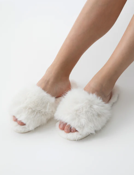 Maude Slipper Ivory