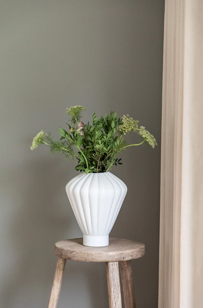 Evelyn Ceramic Vase Off White