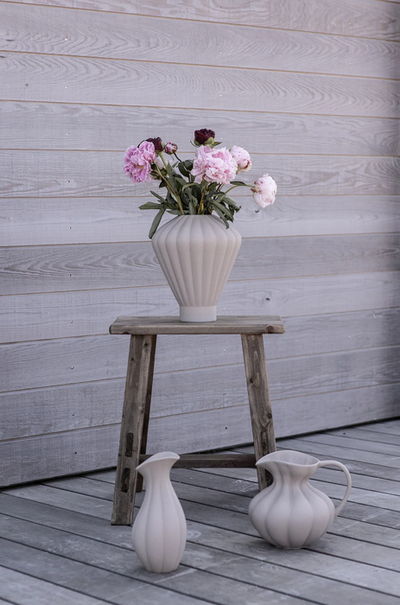 Evelyn Ceramic Vase Sand