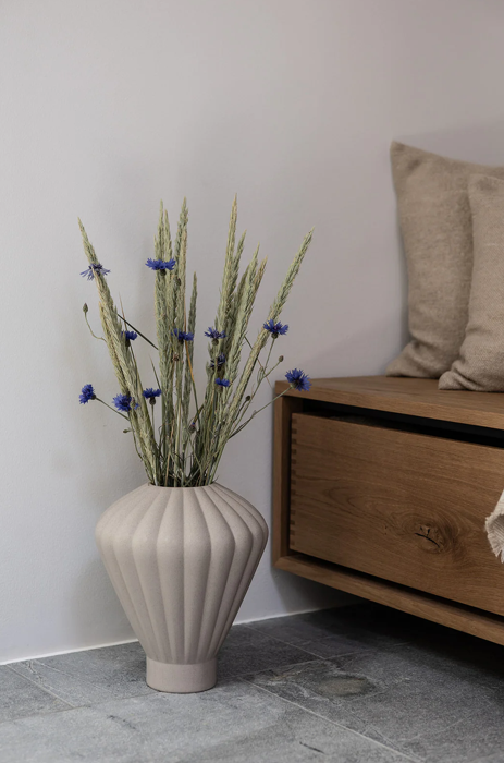 Evelyn Ceramic Vase Sand