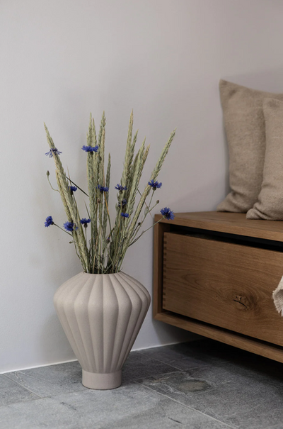 Evelyn Ceramic Vase Sand