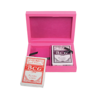 Ellen Poker Card Set Pink