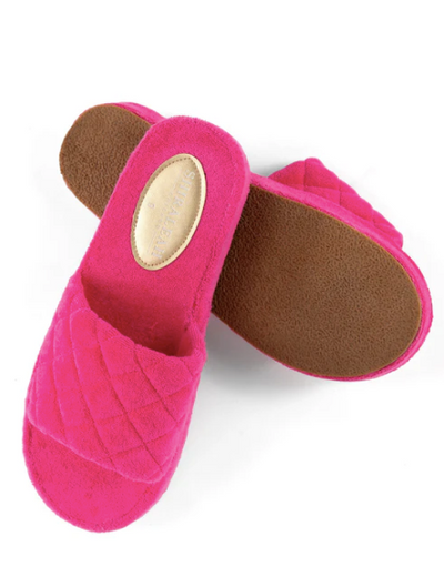 Sol Terry Pool Slides Fuchsia