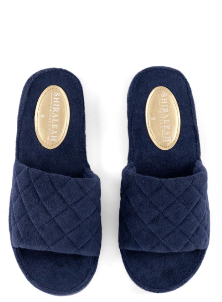 Sol Terry Pool Slides Navy