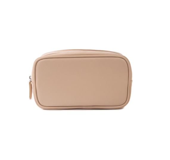 Corie Double Zip Cosmetic Case Taupe