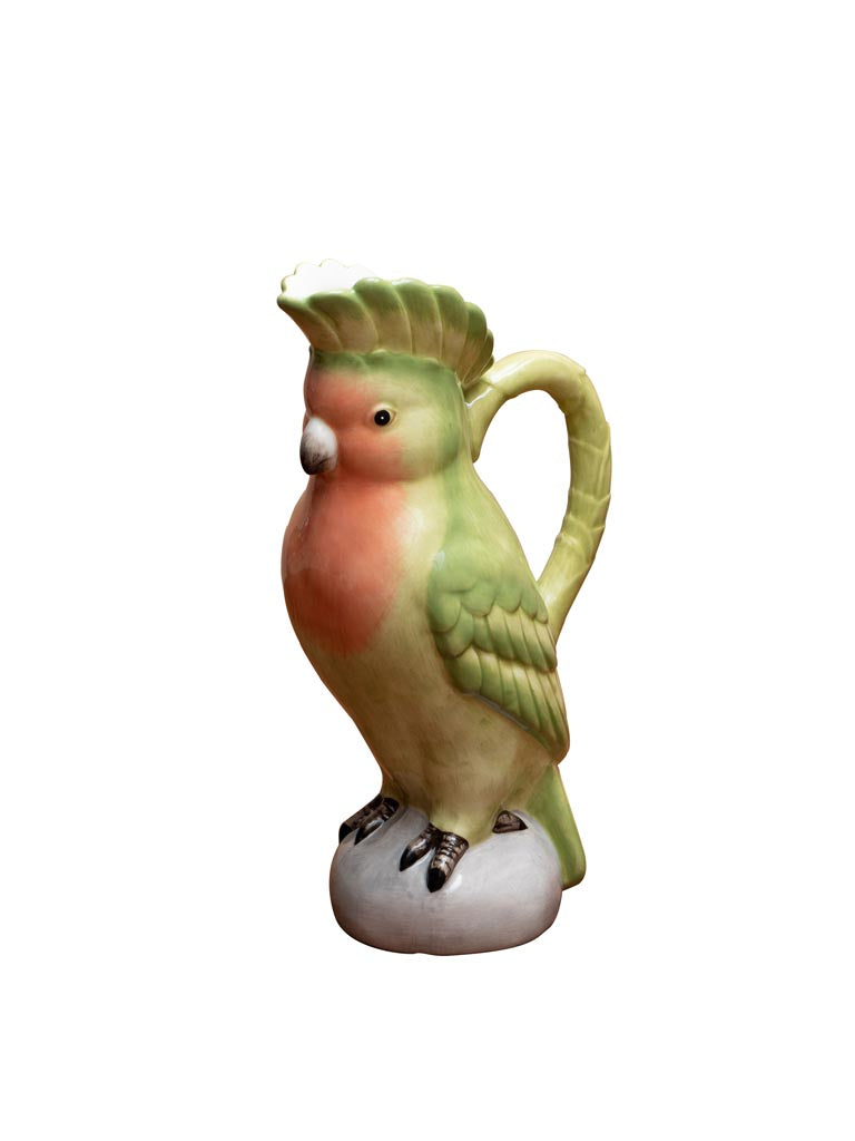 Ceramic Parrot Pitcher