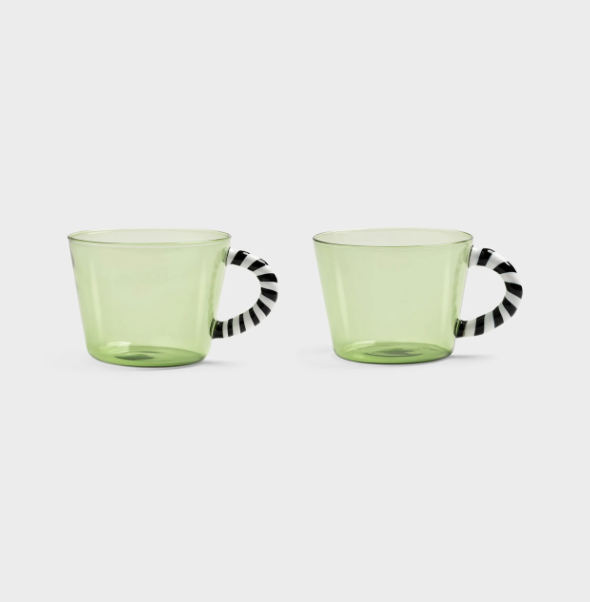 Glass duet green