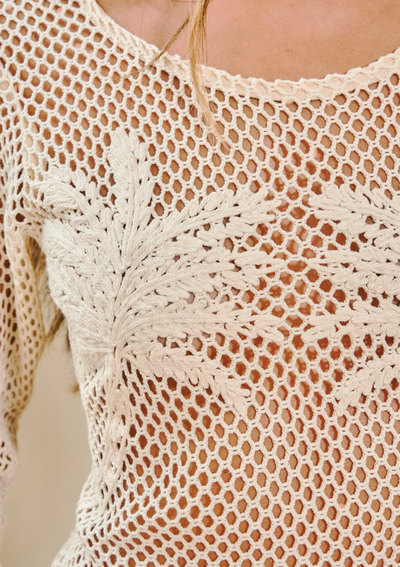 Hadassa Top Beige