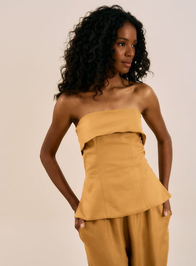 Ilayda Top Yellow