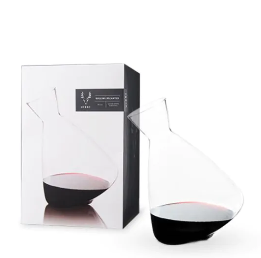 Rolling Crystal Wine Decanter Viski