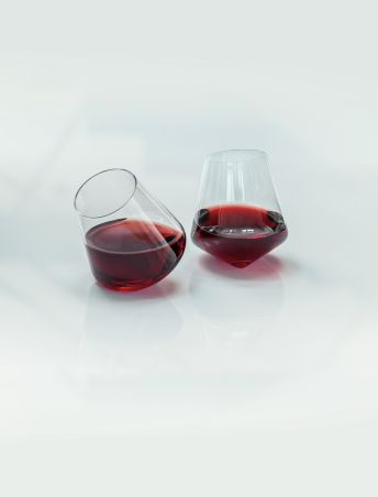 Rolling Crystal Wine Glasses Viski