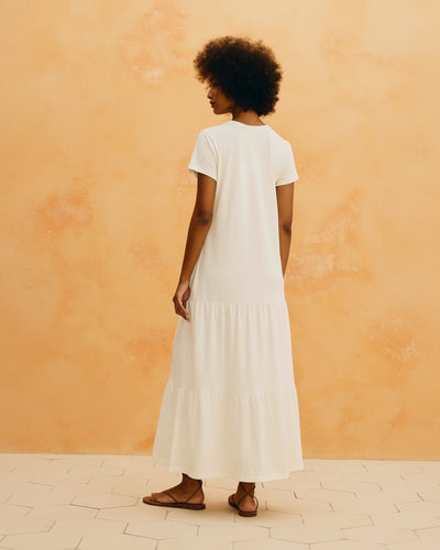 Dagne Dress Off White