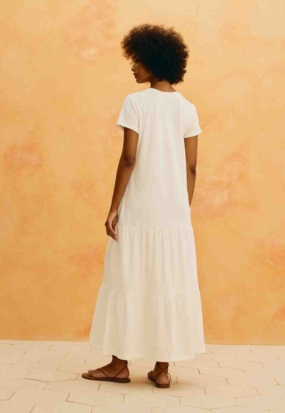 Dagne Dress Off White