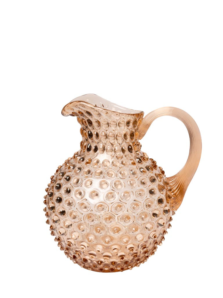 Sepia 2L hobnail pitcher