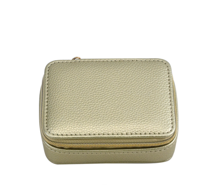 Leah Travel Pill Box Gold