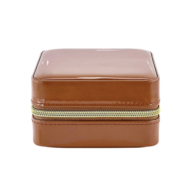 Pearl Travel Jewelry Case Saddle