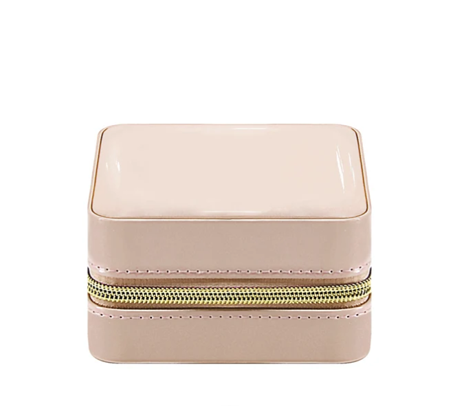 Pearl Travel Jewelry Case Nude