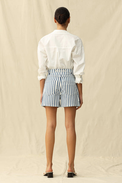 Nigeria Short White and Blue
