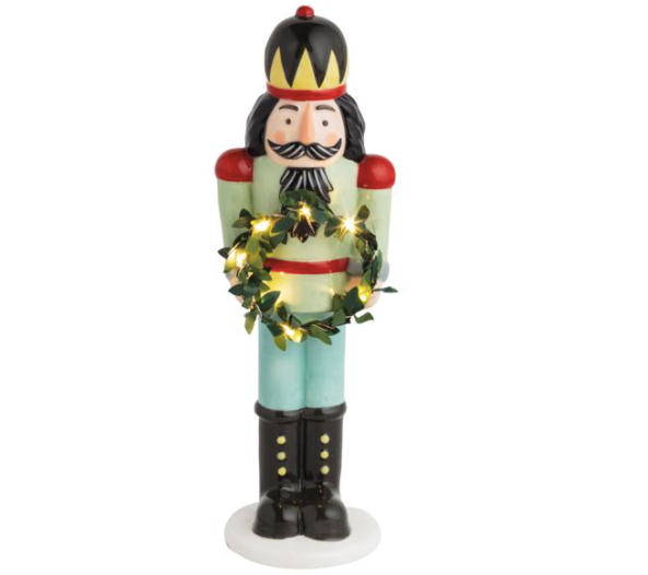 Small Light Up Nutcracker Sitter