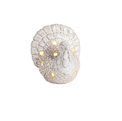 White Turkey Light-Up Sitter