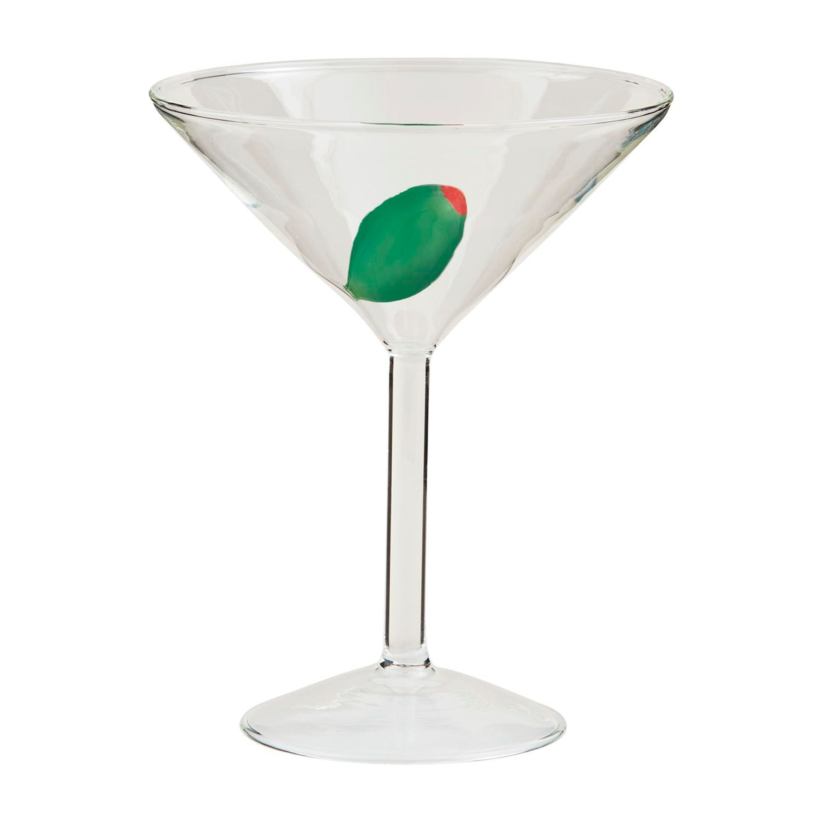 Martini Olive Glass