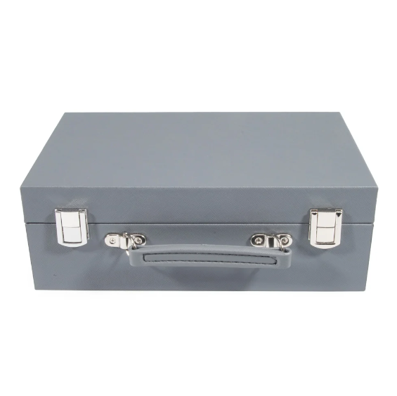 Mini Travel Rummikub Set Steel Grey