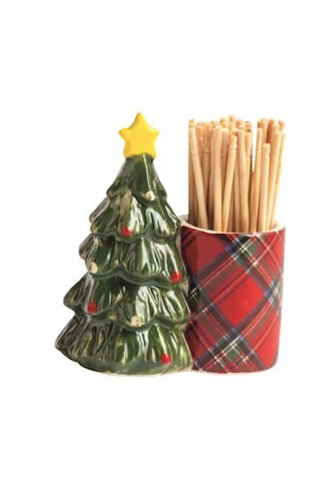 Tartan Toothpick Holder Tree
