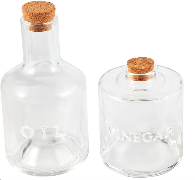 Glass Stacked Oil Vinagre Set