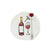 Wine Tapas Plate Fork Set