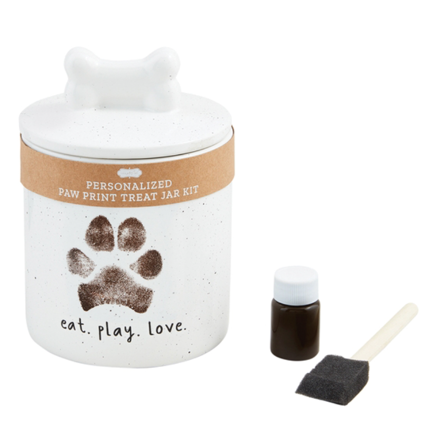 Paw Print Treat Jar
