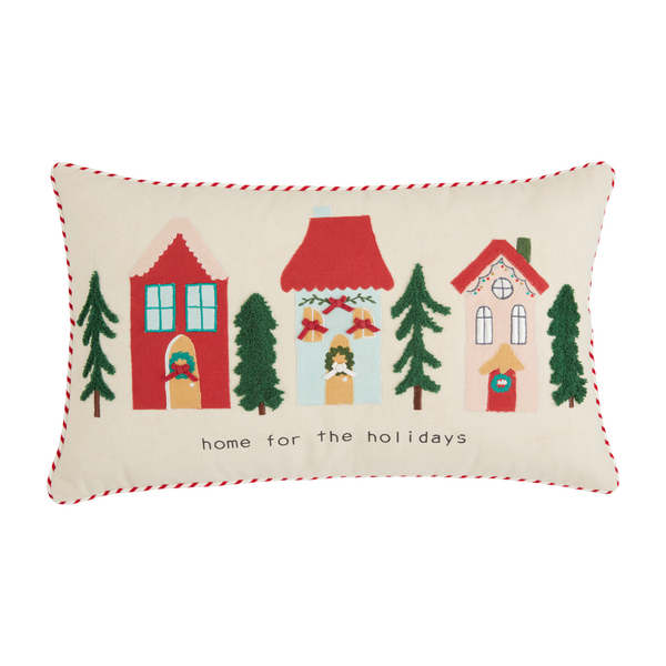 Christmas Houses Pillow