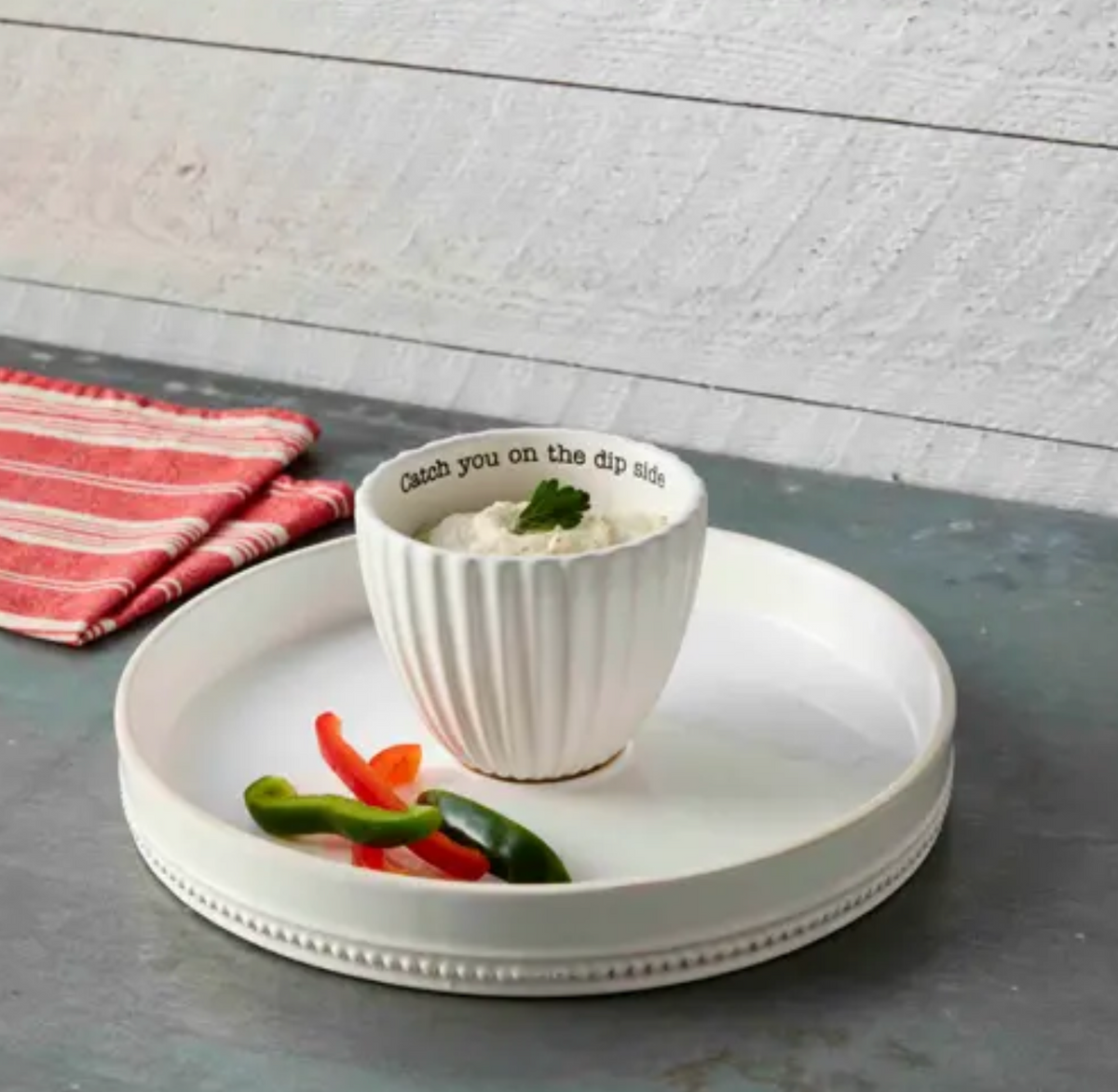 Reversible Pedestal Chip N Dip