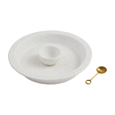 Woven Ceramic Chip And Dip