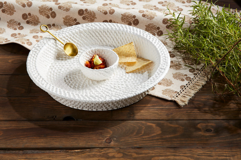 Woven Ceramic Chip And Dip