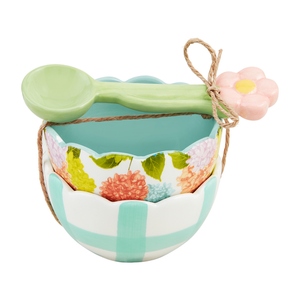 Blue Floral Fruit Tid Bit