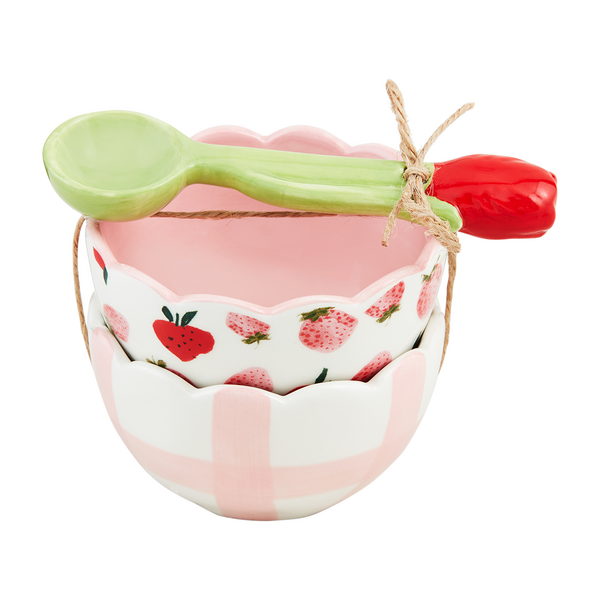 Pink Floral Fruit Tid Bit